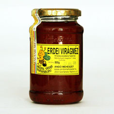Erdei virágméz::500 gramm 1450 Ft